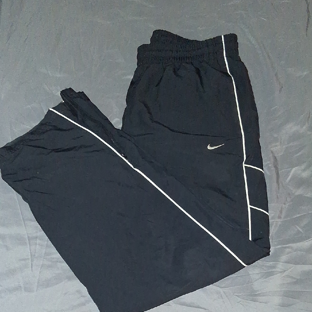 Nike Black Sweatpants with White Detailing